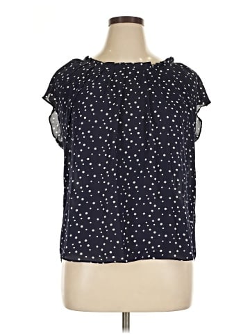 LC Lauren Conrad Short Sleeve Blouse (view 1)