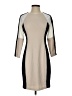 DKNY Color Block Tan Casual Dress Size XXS (estimated) - photo 1