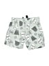 Amazon Essentials 100% Cotton Print Green Board Shorts 9-12 MO / 12 MO - photo 2