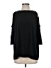 DAILYLOOK Black 3/4 Sleeve Top Size S - photo 1