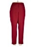 Black Label by Evan Picone Solid Red Dress Pants Size 16 - photo 1