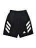 Adidas 100% Polyester Graphic Black Athletic Shorts Size 5 - photo 1
