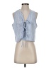 Unbranded Blue Sleeveless Blouse Size S - photo 1