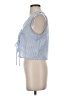 Unbranded Blue Sleeveless Blouse Size S - photo 5