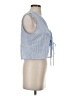 Unbranded Blue Sleeveless Blouse Size S - photo 4
