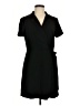 MNG Solid Black Casual Dress Size 6 - photo 1