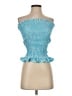 BCBGeneration 100% Polyester Blue Teal Sleeveless Blouse Size XS - photo 1