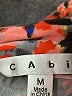 CAbi Print Orange Casual Dress Size M - photo 7