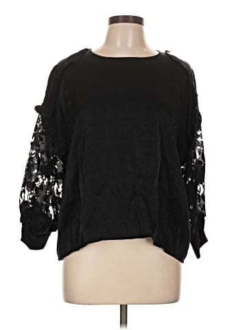 Zara Basic 3/4 Sleeve Top (view 1)