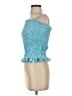 BCBGeneration 100% Polyester Blue Teal Sleeveless Blouse Size XS - photo 5