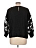 Zara Basic Black 3/4 Sleeve Top Size L - photo 2