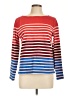 J.Crew 100% Cotton Red Long Sleeve Top Size L - photo 1