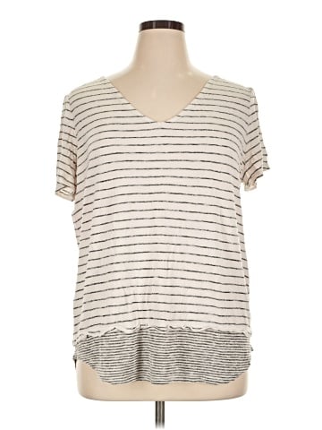 G by Giuliana Rancic Short Sleeve Top (view 1)