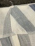 Haris Cotton Stripes Blue Silver Casual Pants Size M - photo 7