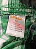 Gymboree 100% Cotton Plaid Green Board Shorts Size 12 - photo 3