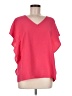 Banana Republic 100% Polyester Pink Short Sleeve Blouse Size M - photo 1