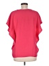 Banana Republic 100% Polyester Pink Short Sleeve Blouse Size M - photo 2