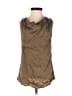 Acsense Brown Sleeveless Blouse Size S - photo 1