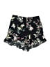 Zara Basic Floral Black Shorts Size XS - photo 1