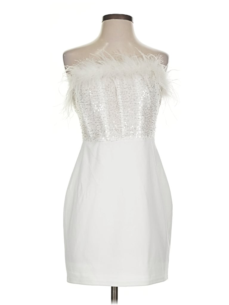 Pre-owned Windsor Cocktail Dress In White