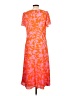 Talbots Tropical Orange Casual Dress Size 12 - photo 2