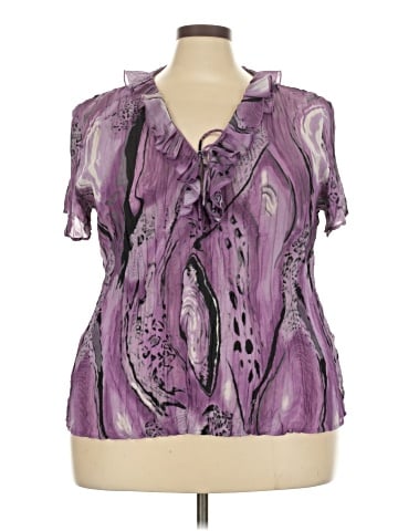DressBarn Short Sleeve Blouse (view 1)