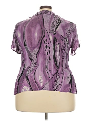 DressBarn Short Sleeve Blouse (view 2)