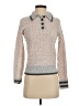 Central Park West Tweed Tan Pullover Sweater Size XS - photo 1