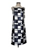 W by Worth 100% Polyester Graphic Blue Cocktail Dress Size 2 - photo 1