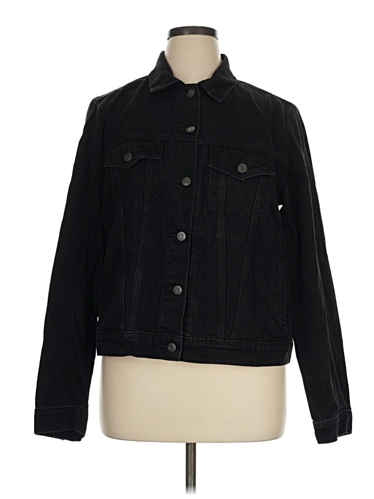Gap Denim Jacket In Black