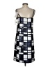 W by Worth 100% Polyester Graphic Blue Cocktail Dress Size 2 - photo 2