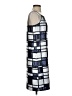 W by Worth 100% Polyester Graphic Blue Cocktail Dress Size 2 - photo 4