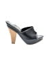 Max Studio 100% Leather Black Heels Size 7 1/2 - photo 1