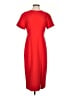 Ann Taylor Solid Red Casual Dress Size 2 - photo 1