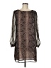 Ark & Co. 100% Polyester Animal Print Brown Cocktail Dress Size M - photo 1