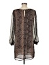 Ark & Co. 100% Polyester Animal Print Brown Cocktail Dress Size M - photo 2