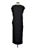 Double Zero 100% Cotton Solid Black Casual Dress Size S - photo 2