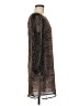 Ark & Co. 100% Polyester Animal Print Brown Cocktail Dress Size M - photo 4