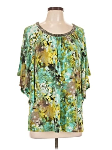 Alfani Short Sleeve Blouse (view 1)