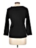 Rafaella 100% Cotton Black 3/4 Sleeve Top Size L - photo 2