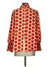 Buru Polka Dots Orange 3/4 Sleeve Blouse Size S - photo 2