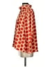 Buru Polka Dots Orange 3/4 Sleeve Blouse Size S - photo 5