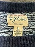 J.Crew Houndstooth Blue Wool Pullover Sweater Size L - photo 4