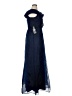 JS Collections 100% Polyester Blue Cocktail Dress Size 16 - photo 4