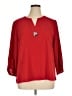 Chico's Red 3/4 Sleeve Blouse Size XL (3) - photo 1