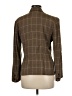 Kasper A.S.L. 100% Nylon Plaid Brown Blazer Size 8 - photo 2
