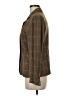 Kasper A.S.L. 100% Nylon Plaid Brown Blazer Size 8 - photo 5