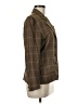 Kasper A.S.L. 100% Nylon Plaid Brown Blazer Size 8 - photo 4