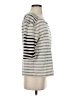 Marc by Marc Jacobs Stripes Gray 3/4 Sleeve Top Size S - photo 4