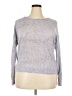 John Paul Richard 100% Acrylic Polka Dots Silver Pullover Sweater Size XXL - photo 1